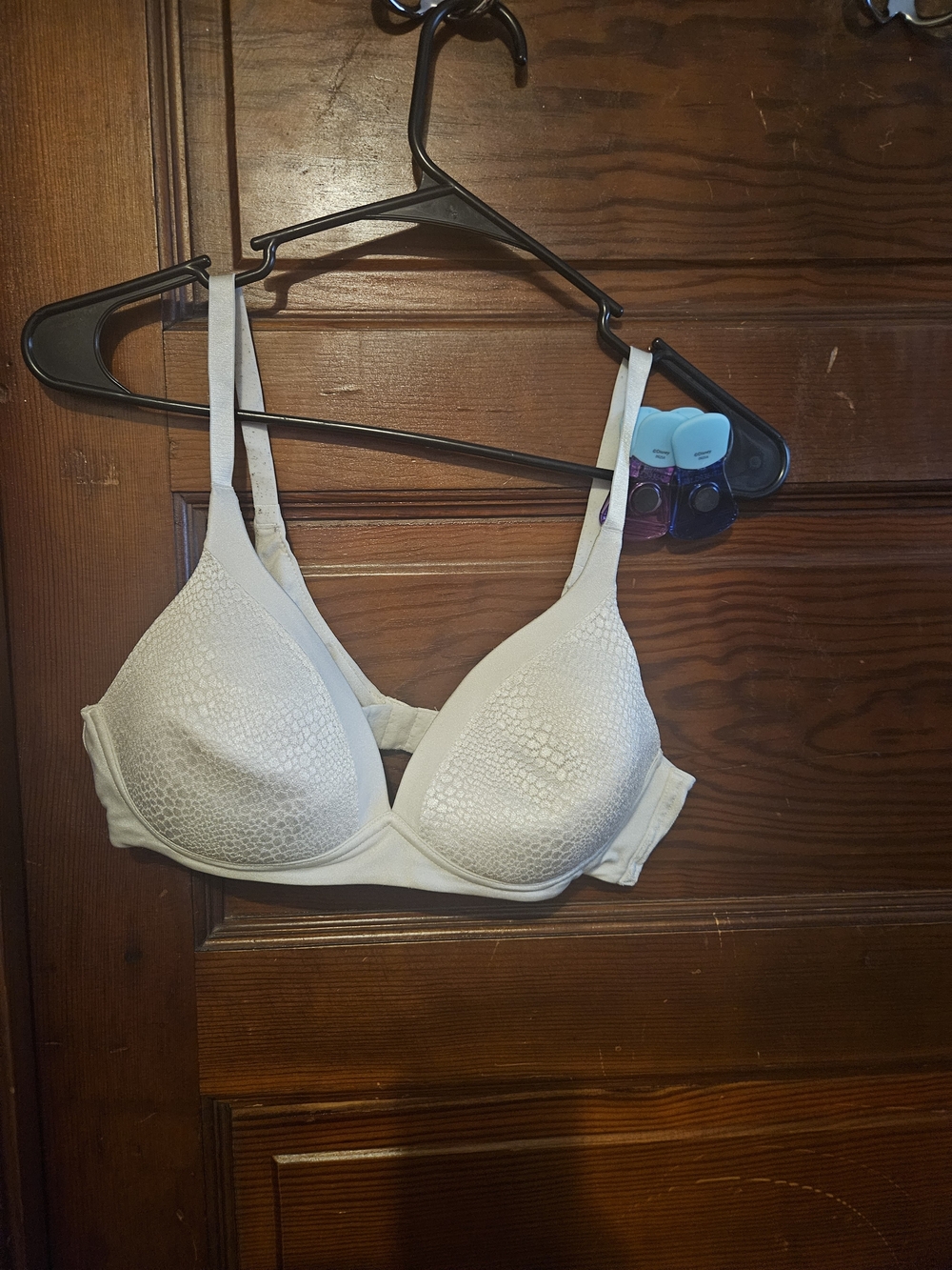 White Textured Wireless Bra - Women Intimates & Sleepwear